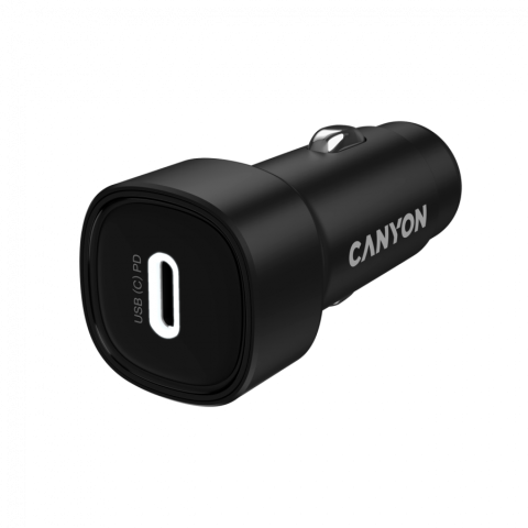 Accesorii PC - CANYON car charger OnDrive 30 PD 30W USB-C Black
