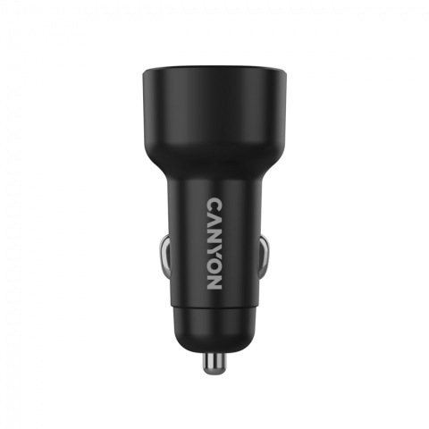 CANYON car charger OnDrive 48 PD 48W USB-A+USB-C Black [4]