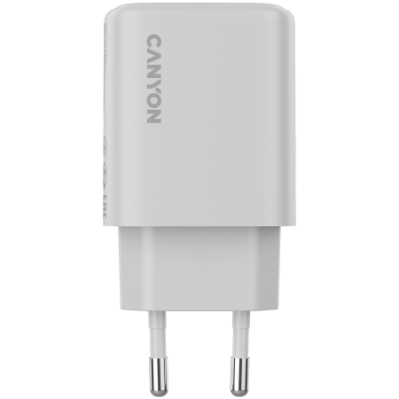 CANYON charger OnCharge 200 20W 1xPD 1xQC EU White [1]