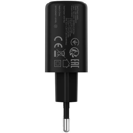 CANYON charger OnCharge 200 20W 1xPD EU Black [2]