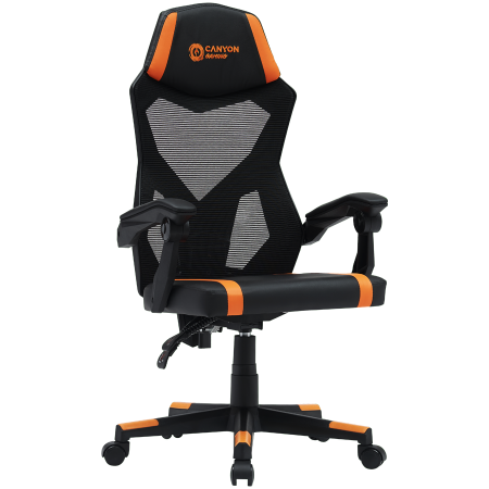CANYON gaming chair Flow MCH01 Mesh Black Orange [1]