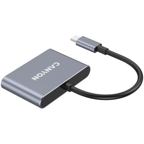 CANYON hub DS-3 3in1 USB-C Dark Grey [2]