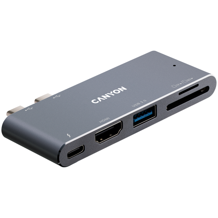 CANYON hub DS-5 5in1 Thunderbolt 3 4k Space Grey [2]