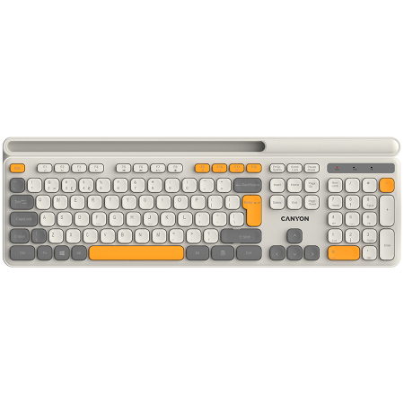 Periferice PC - CANYON keyboard HKB-W03 EN AAA Wireless Beige