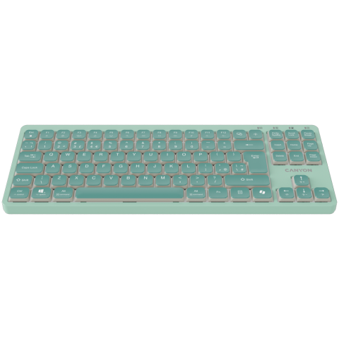 CANYON Keyboard OnType 10 Low Profile EN Wired Grey [1]