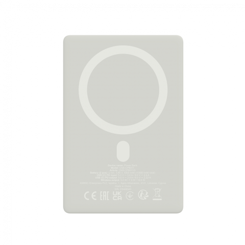 CANYON magnetic power bank OnPower 511 PD20W 10000mAh Aluminium Star Grey [3]