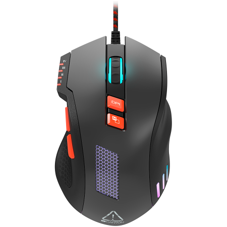 Gaming - CANYON mouse Corax GM-5N RGB 8buttons Wired Black