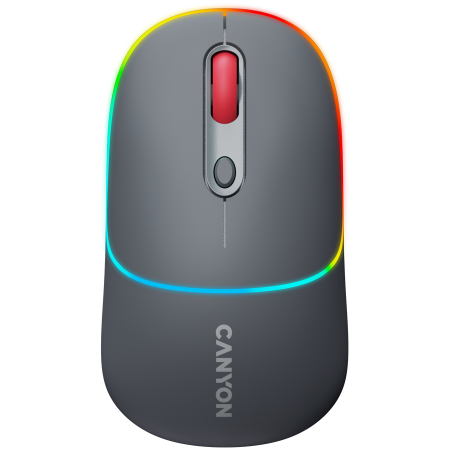 Periferice PC - CANYON mouse MW-22 2in1 BT/ Wireless Dark Grey