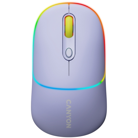 Periferice PC - CANYON mouse MW-22 2in1 BT/ Wireless Lavender