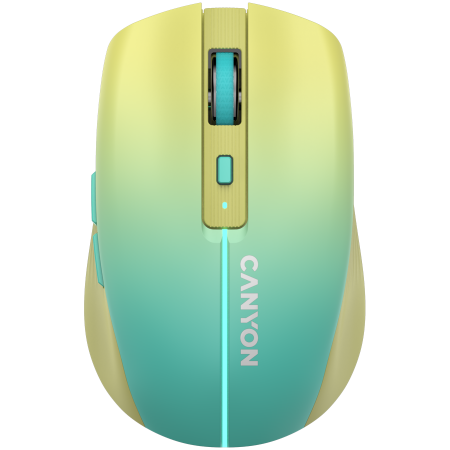 Periferice PC - CANYON mouse MW-44 Wireless Charge Yellow Blue