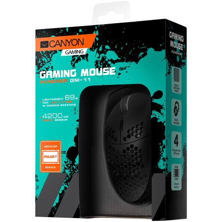 CANYON mouse Puncher GM-11 RGB 7buttons Wired Black [3]