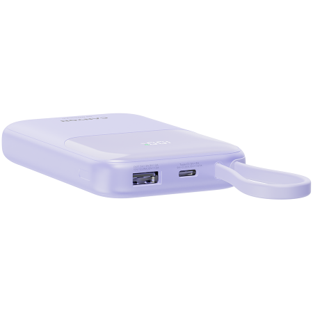 CANYON power bank OnPower 101 built-in cable 10000 mAh PD22.5W Purple [4]