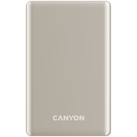Accesorii PC - CANYON power bank OnPower 505 slim Magsafe 5000 mAh PD20W Beige