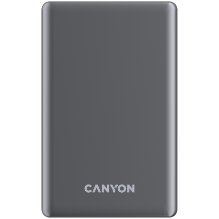 Accesorii PC - CANYON power bank OnPower 505 slim Magsafe 5000 mAh PD20W Dark Grey