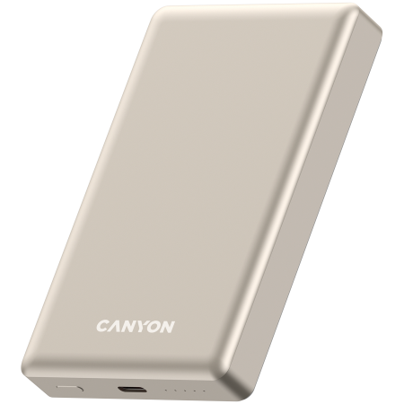 CANYON power bank OnPower 510 slim Magsafe 10000 mAh PD20W Beige [1]