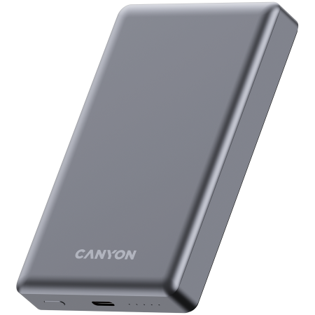 CANYON power bank OnPower 510 slim Magsafe 10000 mAh PD20W Dark Grey [1]