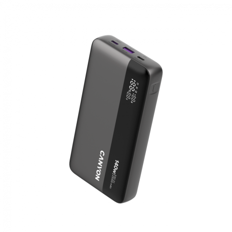 CANYON Power Bank PB-240, 25000mAh PD140W display power bank,Size160.0x82x27 mm Weight 508+-10g, Dark Grey [1]