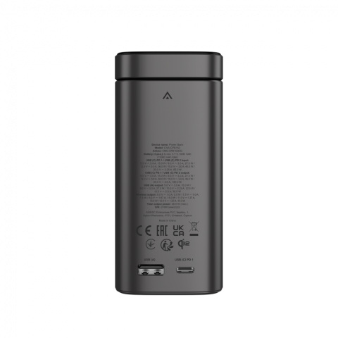 CANYON Qi2 magnetic power bank OnPower 150 15000mAh Aluminium Dark grey [6]