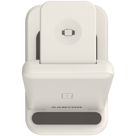 CANYON wireless charger WS-304 15W 3in1 Cosmic Latte [5]