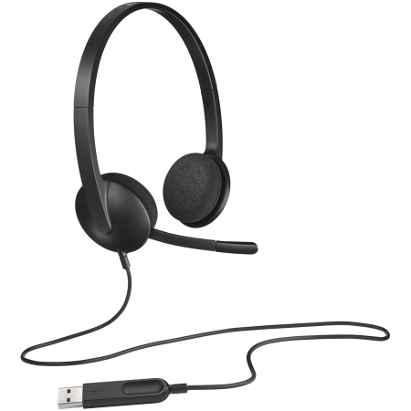 Accesorii Audio Hi-Fi - LOGITECH H340 Corded Headset - BLACK - USB