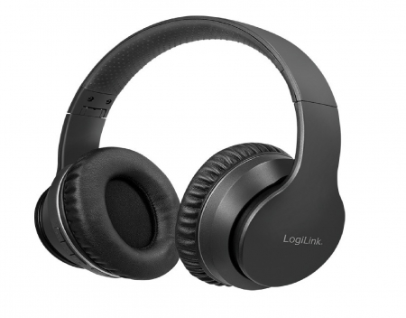 Casti - CASTI Logilink, wireless, standard, utilizare multimedia, MP3, smartphone (doar audio), microfon nu, conectare prin Bluetooth 5.0, negru,