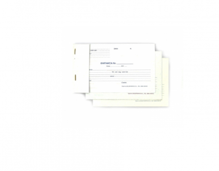 Accesorii birotica - CHITANTIER A6 3EX GOLD