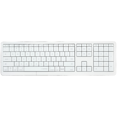 CLEVETURA CLVX 1 Touch-On-Keys AI Wireless Keyboard, ANSI US Mac layout, Scissor Switches, Aluminum Chassis, Interactive RGB, Mac/iPad/AppleTV/PC support [6]