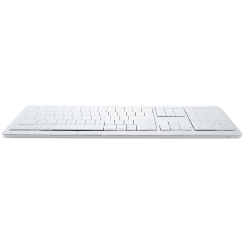 Periferice PC - CLEVETURA CLVX 1 Touch-On-Keys AI Wireless Keyboard, ANSI US Mac layout, Scissor Switches, Aluminum Chassis, Interactive RGB, Mac/iPad/AppleTV/PC support