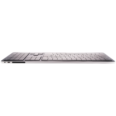CLEVETURA CLVX 1 Touch-On-Keys AI Wireless Keyboard, ANSI US Windows Layout, Scissor Switches, Aluminum Chassis, Interactive RGB, Windows/Linux/MacOS support [3]