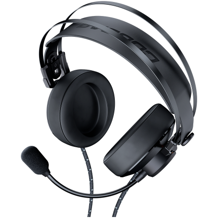 Cougar I VM410 I 3H550P53B.0002 I Headset I 53mm Driver / 9.7mm noise cancelling Mic. / Stereo 3.5mm 4-pole and 3-pole PC adapter / Suspended Headband / Black [3]