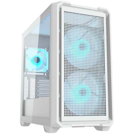 Carcasa - COUGAR MX600 Mini RGB PC Case, Mini Tower, White