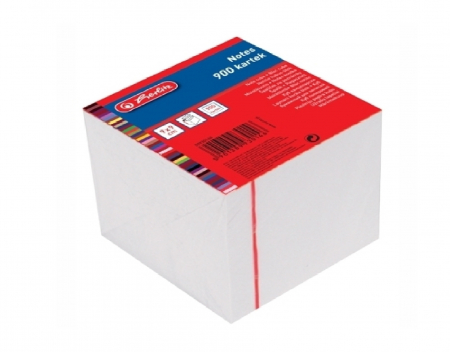 Cuburi hartie si note adezive - Cub hartie 9 x 9 albe 900 file Herlitz HZ9930140