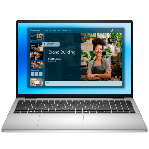 Notebook & Tablet - Dell 16,16" 16:10 FHD+(1920x1200)AG No-Touch 300nits,Intel Core 7 150U(10Cores,up to 5.4GHz),32GB(2x16)5200MT/s DDR5,1TB(M.2)PCIe NVMe SSD,Intel Graphics,RTL8852CE Wi-Fi 6(2x2)802.11ax+BT,Backlit Kb,F