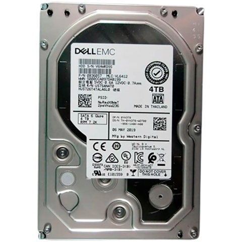 Desktop PC & Componente - Dell - 4TB Hard Drive SATA 6Gbps 7.2K RPM 512n 3.5in, CK