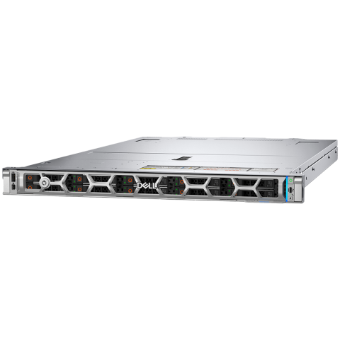 Servere & accesori - Dell PowerEdge R470 Rack Server,Intel Xeon 6 Performance 6507P 3.5G(8C/16T),32GB 6400MT/s RDIMM,480GB SSD SATA RI(8x2.5''HDD SAS/SATA),PERC H965i,iDRAC10 Ent 17G,1U Std Bezel,Ethernet E610-XAT2 Dual P
