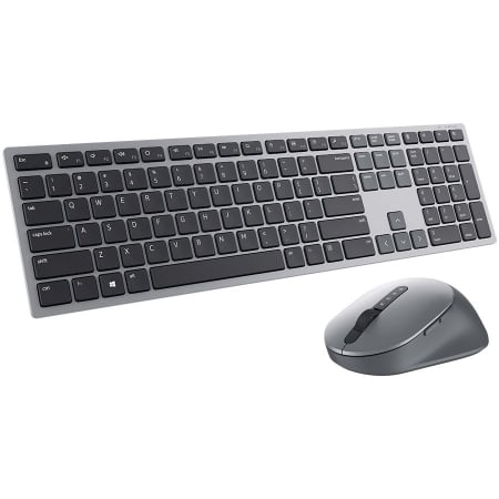 Periferice PC - Dell Premier Multi-Device Wireless Keyboard and Mouse - KM7321W - US International (QWERTY)