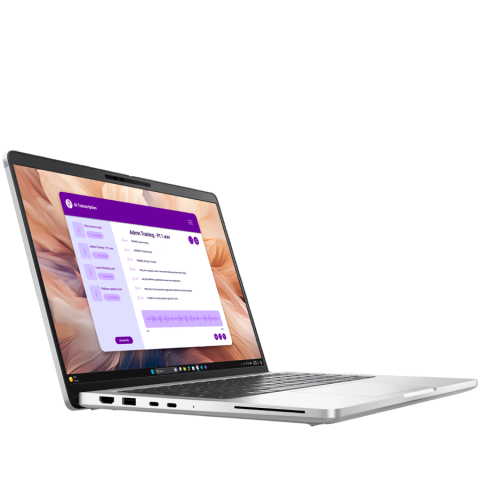 Dell Pro 14 Plus,14"FHD+(1920x1200)300nits 45% NTSC,Intel Core Ultra 7 268V(48 TOPS NPU 8cores/5.0GHz)vPro,32GB 8533MT/s(onboard),1TB TLC SSD,Integrated Intel Arc graphics,Wi-Fi 7 BE201(2x2)+BT,Backli [1]