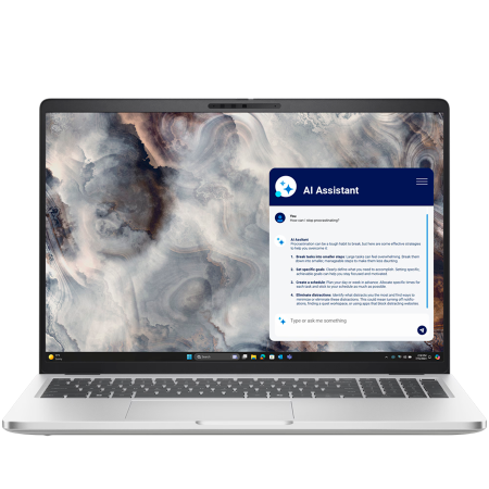 Notebook & Tablet - Dell Pro 16 Plus,16"FHD+(1920x1200)300nits 45% NTSC,Intel Core Ultra 7 255U(12 TOPS NPU 12cores/5.2GHz),16GB(1x16)5600MT/s,512GB SSD,Integrated Intel Graphics,Wi-Fi 6E AX211(2x2)+BT5.3,NO-Backlit Kb,F