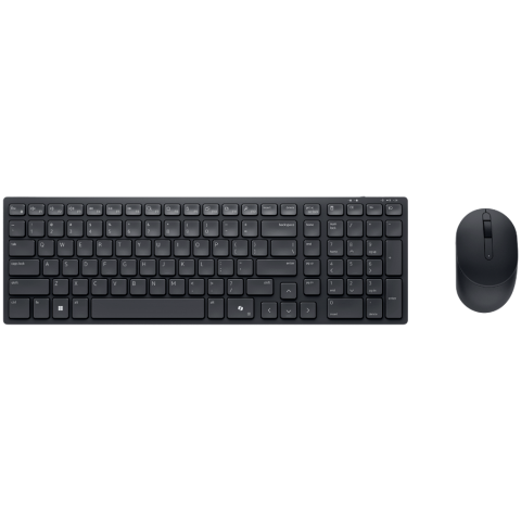 Periferice PC - Dell Pro Compact Silent Keyboard and Mouse - KM555 - US International (QWERTY)