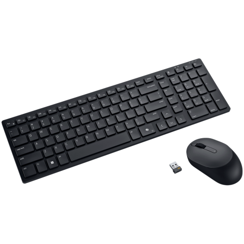 Dell Pro Compact Silent Keyboard and Mouse - KM555 - US International (QWERTY) [2]
