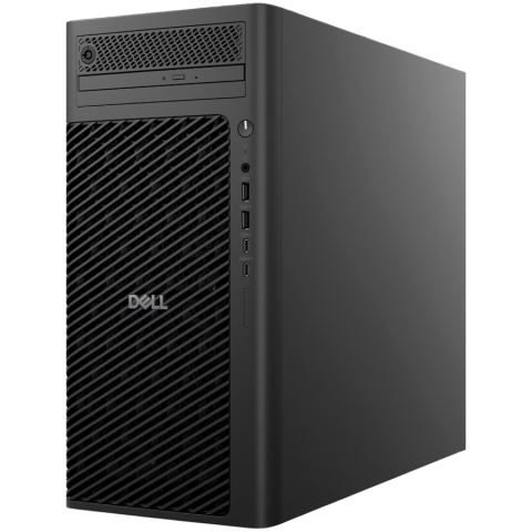 Dell Pro Max Tower T2,Intel Core Ultra 9 285K(36MB cache/24cores/24threads/3.2 GHz to 5.7 GHz),64GB(4x16)4800MT/s DDR5,1TB SSD TLC,NVIDIA RTX PRO 2000 Blackwell Workstation Edition (70W) 16GB,NO Wi-Fi [2]