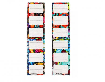 Birotica & Papetarie - ETICHETE SCOLARE, GRAFFITI, 6 BUC/SET - STARPAK