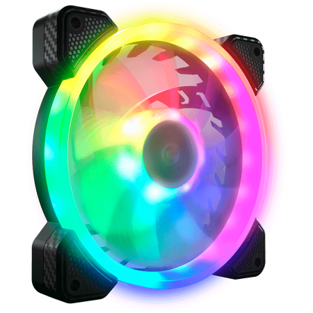 Cougar I Vortex VX 120 3 Pcs. Pack I 3MVX1203.0001 I FAN I 3 pcs. / 120mm PWM HDB ARGB Fan with 5V-ARGB Header (fan only) [1]