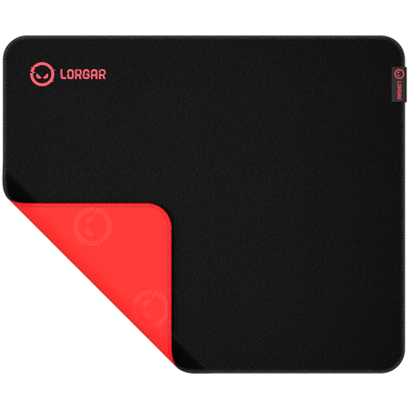 Lorgar Main 325, Gaming mouse pad, Precise control surface, Red anti-slip rubber base, size: 500mm x 420mm x 3mm, weight 0.4kg [1]