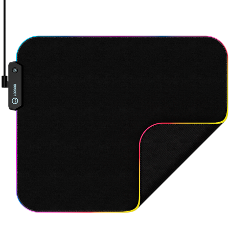 Lorgar Steller 913, Gaming mouse pad, High-speed surface, anti-slip rubber base, RGB backlight, USB connection, Lorgar WP Gameware support, size: 360mm x 300mm x 3mm, weight 0.250kg [2]