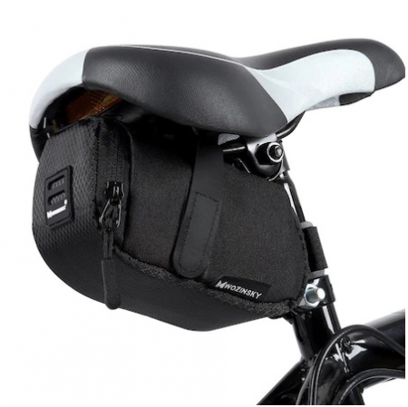 Geanta pentru bicicleta, Wozinsky, WBB8BK, Neagra, 0,6 l, Montare sub sa, Universala [3]