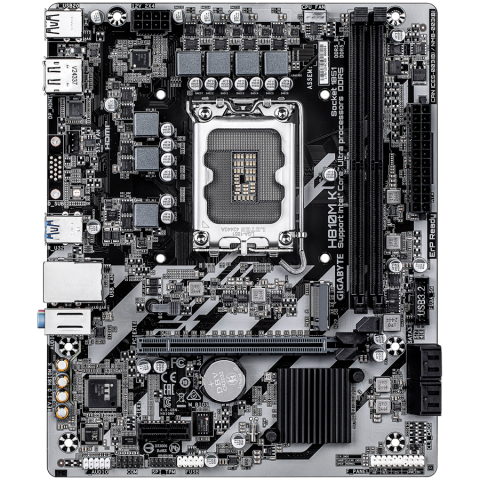 Placa de baza - GIGABYTE H810M K, Socket 1851, 2x DDR5, mATX