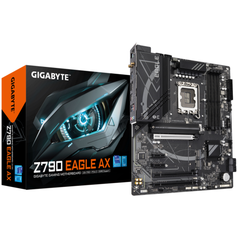 Placa de baza - GIGABYTE MB Z790 EAGLE AX LGA1700 Z790 4 x DDR5 1 x HDMI 1 x DisplayPort 3 x M.2 4 x SATA ATX