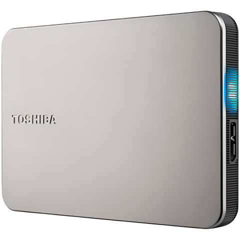 Desktop PC & Componente - HDD Extern TOSHIBA CANVIO Flex 4TB, 2.5", USB 3.2 Gen1 (5Gbit/s), includes USB-A and USB-C cables, Warm Silver, 212g