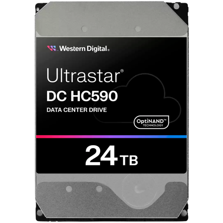 HDD - HDD Server WD Ultrastar DC HC590 24TB 512e SE, 3.5", 512MB, 7200RPM, SATA, NP3, SKU: 0F65684